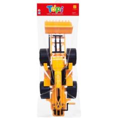 Imagem de Trator retroescavadeira topi solapa cardoso toys