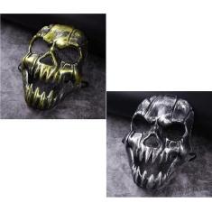 Imagem de Mascara Caveira Crânio Esqueleto Halloween Festas Eventos - Cm Present