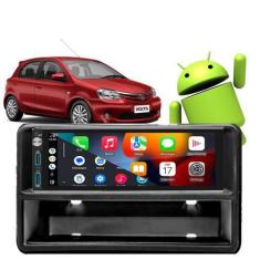 Imagem de Kit Multimidia Carplay Etios 2013-2020 1 Din Bluetooth + Moldura - E-C