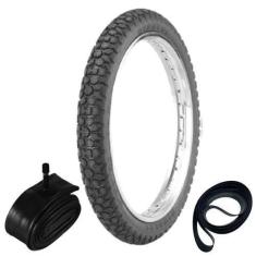 Imagem de Pneu Biz 125 C 100 Dream Crypton T 115 250-17 43l Wh21 Rinaldi + Câmar