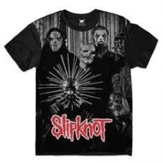 Imagem de Camiseta Slipknot Banda Rock N Roll Heavy Metal Máscara Joey