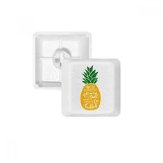 Imagem de Abacaxi Stand Tall Be Sweet Yellow Citação teclado mecânico PBT Gaming Upgrade Kit