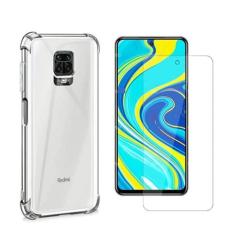 Imagem de Capinha Case Antishock Reforçada Nas Bordas + Película Vidro 3D 9D Xiaomi Redmi Note 9S (Não serve no Redmi Note 9 Normal)