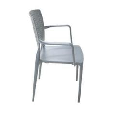 Imagem de Cadeira Com Braços Safira Grafite Tramontina