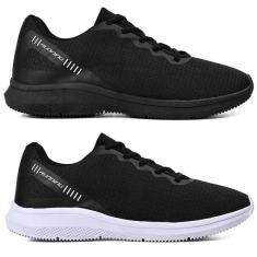 Imagem de Kit 2 Tenis Esportivo 2000 Masculino Feminino Corrida Academia  Leve Novo-Unissex