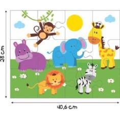 Imagem de Quebra-Cabeça Gigante Bichos - Bate Bumbo Brinquedos