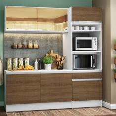 Imagem de Cozinha Compacta Diamante Pop com Armário Branco Rustic