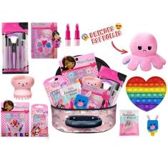 Imagem de Maleta Kit Maquiagem Infantil Pop It + Polvo Bz139