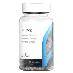 Imagem de TRI-MAG ( MAGNéSIO DIMALATO, QUELATO E CITRATO) 60 CáPSULAS - NATULHA 