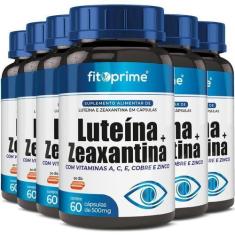 Imagem de 6 Luteína 20Mg + Zeaxantina 3Mg Vitaminas A C E Zinco 60Cps - Fitoprim