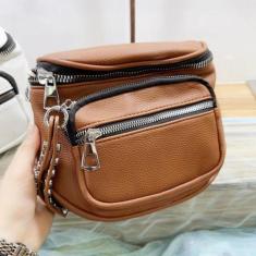 Imagem de Bolsa Feminina Estilo Pochete Transversal Grife Alwy Moderna - AlwySto