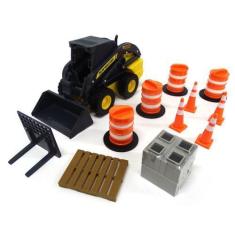 Imagem de Miniatura mini carregadeira new holland l225 + acessórios - ERTL, Amar