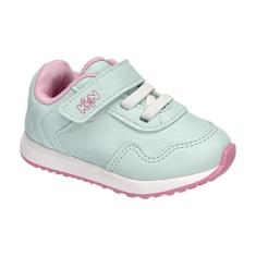 Imagem de Tênis Klin Walk Baby 453103 Azul Acqua/Rosa-Unissex