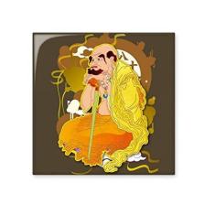 Imagem de Boneco de cultura, dezoito arbons, azulejo de cerâmica, decalque brilhante, pedra adornada de tijolos esmaltados