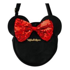 Imagem de Bolsa Feminina Transversal Circular Minnie Preto Disney