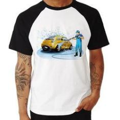 Imagem de Camiseta Raglan Lava Jato - Foca Na Moda