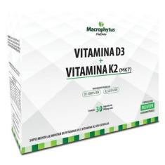 Imagem de Vitamina D3 + Vitamina K2 (Mk7) 500Mg 30 Cápsulas - Macrophytus