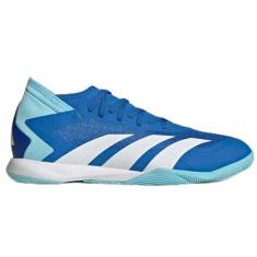 Imagem de adidas Tênis de futebol unissex Predator Accuracy.3, Azul royal/branco/vermelho solar, 41