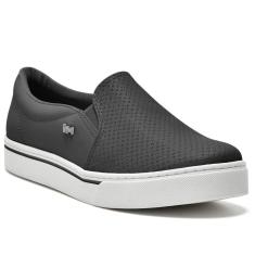 Imagem de Tênis Casual Feminino Slip On Preto Branco Via Marte 016-009-01-Feminino