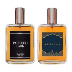 Imagem de Kit Perfume Masculino - Patchouli Dark + Arabian 100ml - Essência Do B