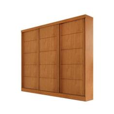Imagem de Guarda Roupa Casal Capri 100% MDF 3 Portas 4 Gavetas  - Bianchi Móveis