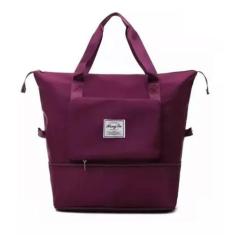 Imagem de Bolsa Para Passeios Viagens Treino Impermeável Dobrável Tipo Saco - Bo