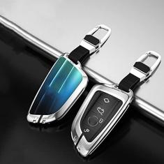 Imagem de TPHJRM Porta-chaves do carro Capa de liga de zinco inteligente, adequado para Bmw F20 G20 G30 X1 X3 X4 X4 X5 X5 G05 X6, Porta-chaves do carro ABS Smart porta-chaves do carro