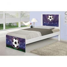 Imagem de Cama Solteiro Futebol Estádio Com Colchão