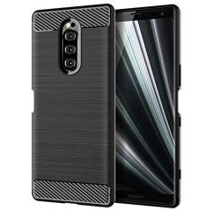 Imagem de Capa para Sony Xperia 1, sensação macia, proteção total, anti-arranhões e impressões digitais + capa de celular resistente a arranhões para Sony Xperia 1