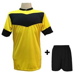 Imagem de Uniforme Esportivo com 18 camisas modelo Columbus / + 18 calções modelo Madrid + 1 Goleiro +
