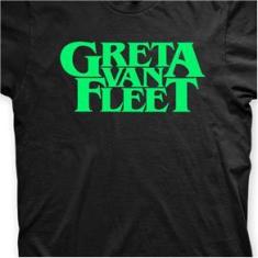 Imagem de Camiseta Greta Van Fleet  e Verde em Silk 100% Algodão