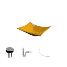Imagem de Kit Cuba L38 C/Válvula Click 1''B (2,6cm) + Sifão Pvc + Flexível 