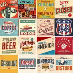 Imagem de Papel De Parede Autocolante Adesivo Vintage Retro Lavável 3M