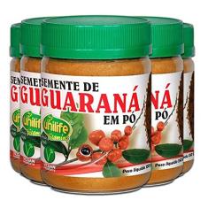 Imagem de Kit 5 Guaraná em pó puro 150g Unilife