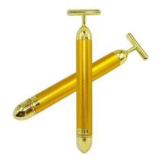 Imagem de Massageador Facial Elétrico Gold 24k  Beauty Bar Original - Global