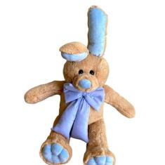 Imagem de Coelho Teddy de Pelúcia Pascoa M 85 cm Decoração Quarto Festa Infantil