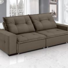 Imagem de Sofá Aquarius - Retrátil / Reclinável 260 Cm Veludo - Estofados Grafan