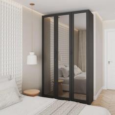 Imagem de Guarda Roupa Modulado 3 Portas Reflecta Hera Cabecasa Madeiramadeira