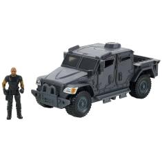 Imagem de Miniatura Velozes e Furiosos Navistar MXT Boneco Hobbs 1/32