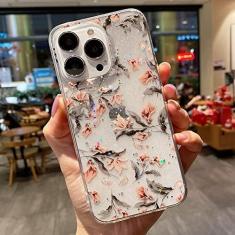 Imagem de Capa de telefone de flores transparentes macias para iphone 11 12 13 pro max xs x xr 7 8 plus se 2020 bumper capa traseira, 03, para iphone 13pro max