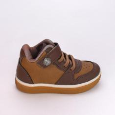 Imagem de Tênis Infantil Masculino Kidy Casual Marrom E Castanho