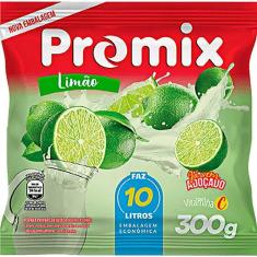 Imagem de Refresco Pó Promix Caixa Com 10 Unidades De 300G - Limão
