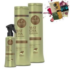 Imagem de Kit Haskell Matcha e Alecrim Sh Cond 300ml Fluido 120ml