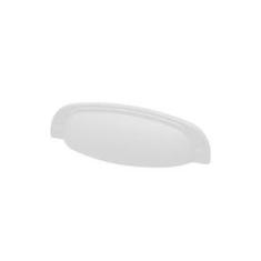 Imagem de Puxador Quebec Branco Fosco 96 mm 2773 Linha Tradition Torralba