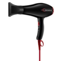 Imagem de Secador De Cabelo Mondial Turbo Color Red Sc-41 - Preto - 1900W - 220V