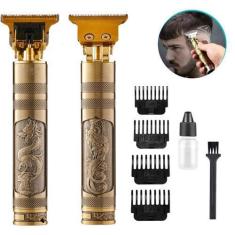 Imagem de Máquina De Cortar Cabelo Barba Premium Profissional Aparador Risco Pez