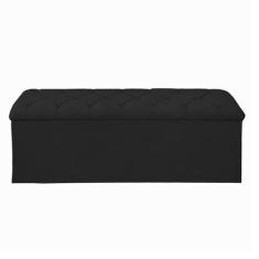 Imagem de Recamier Bau Estofado Casal Queen Padrão Anita 160 cm Veludo - BELA DO