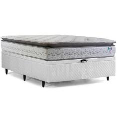 Imagem de Cama Box Baú Herval Casal Adapt, 80x138x188 cm, Molas Ensacadas