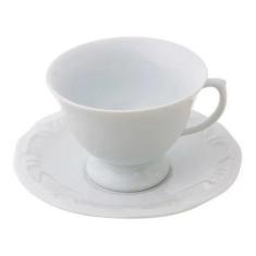 Jogo 6 Xicaras Cafe Coquinho 70ml Porcelana Branca Bonitas com o Melhor  Preço é no Zoom