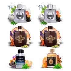 Imagem de Kit 6 Perfumes Importados La Rive Masculino Atacado